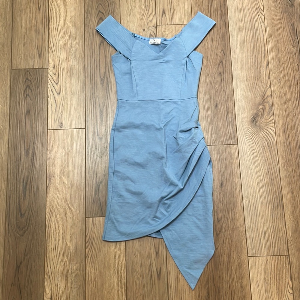 Blue Asymmetrical Dress Small
